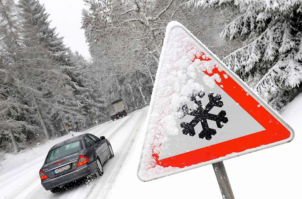шофиране през зимата
